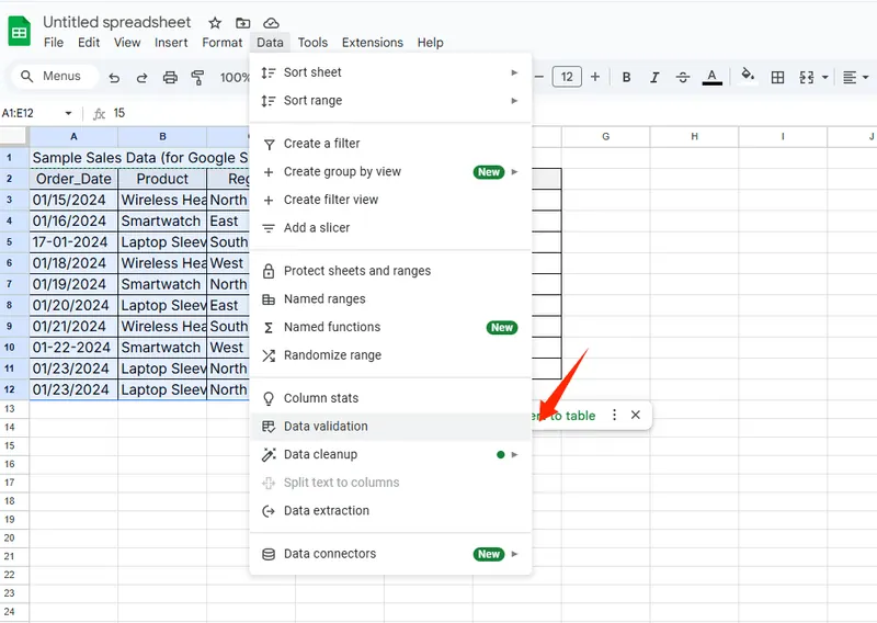 validation validation