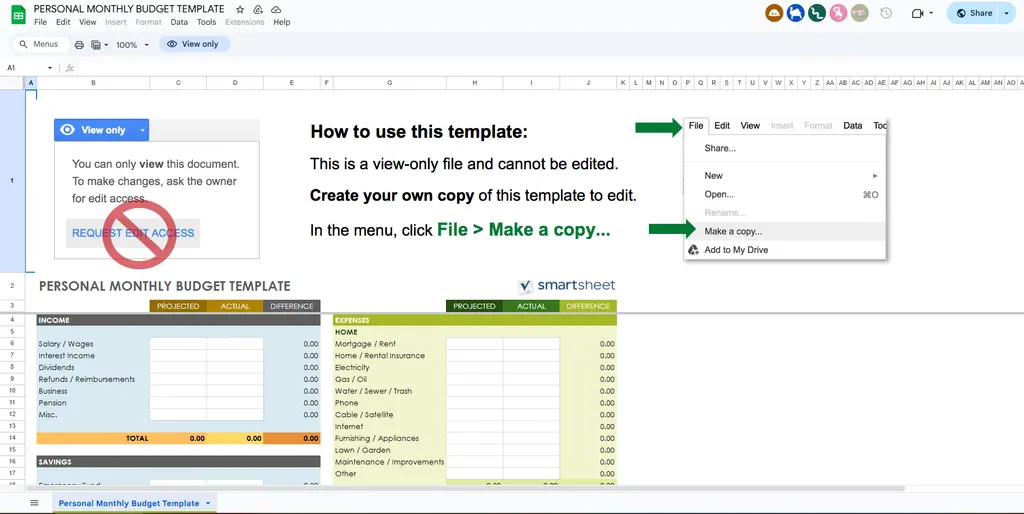 个人月度预算 个人月度预算