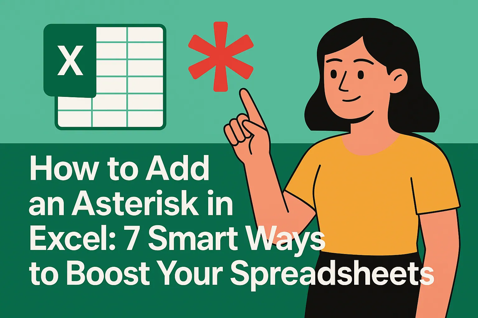 如何在 Excel 中添加星号：7 种提升电子表格效率的巧妙方法