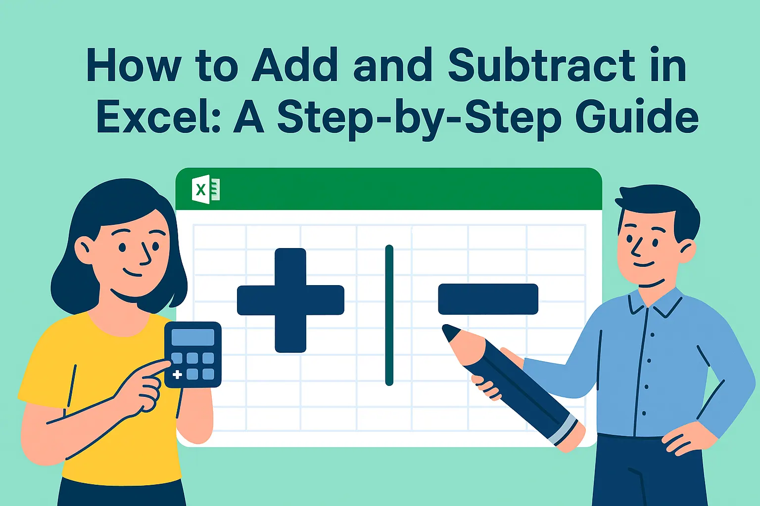 如何在 Excel 中进行加减运算：分步指南