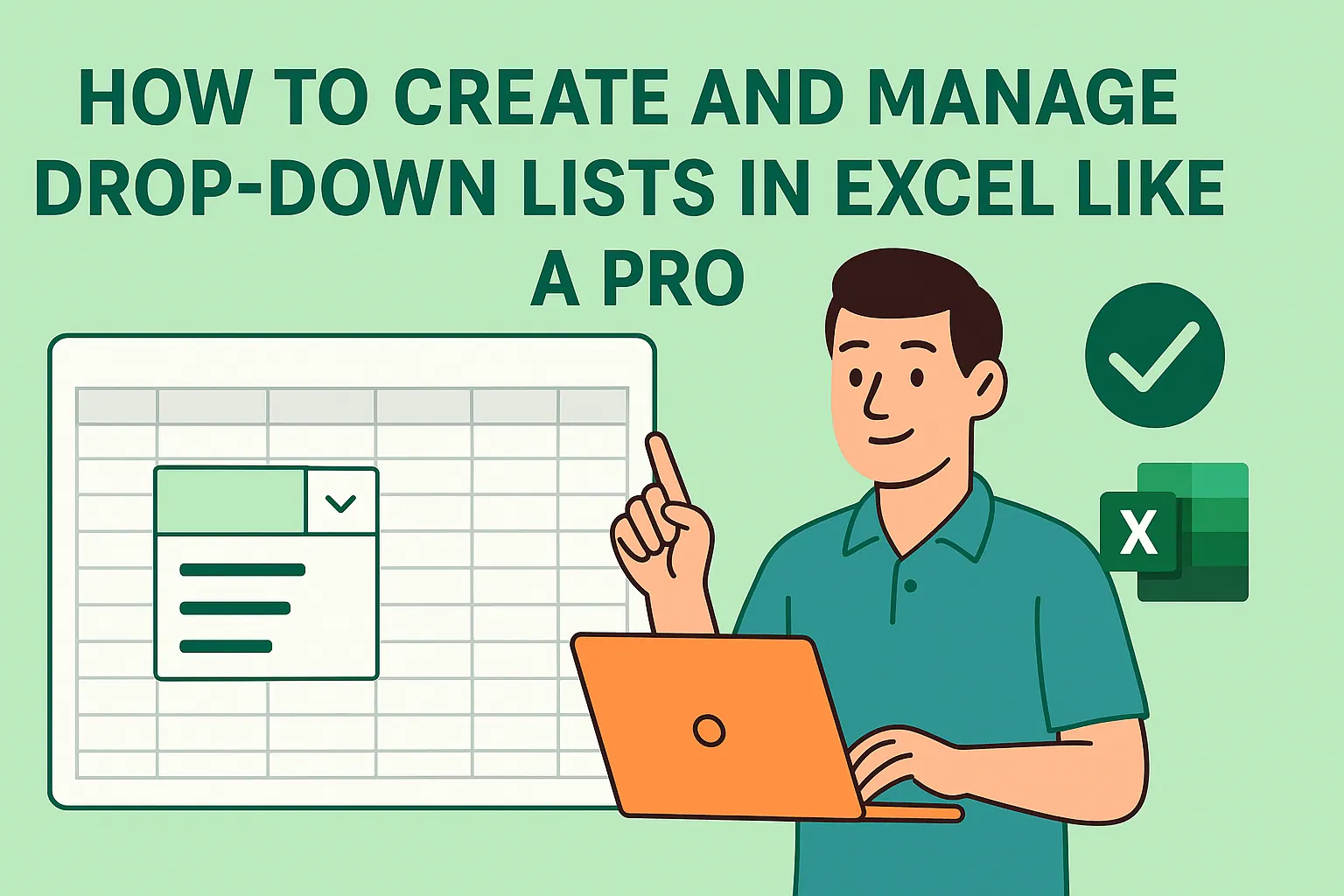 如何在 Excel 中专业创建和管理下拉列表