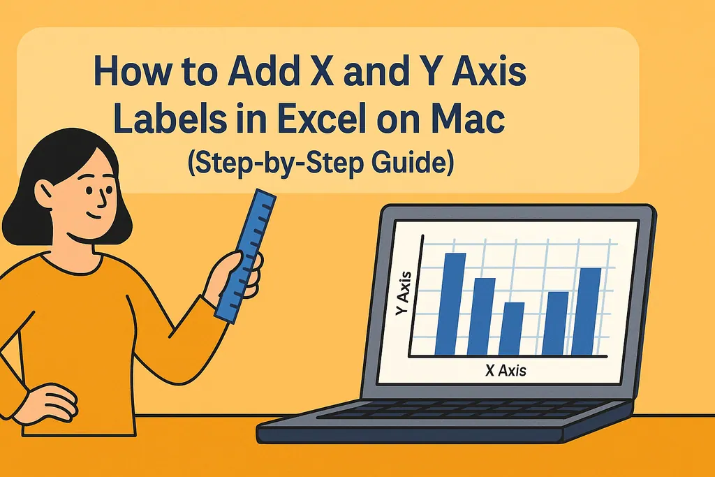 如何在 Mac 版 Excel 中添加 X 和 Y 轴标签（分步指南）