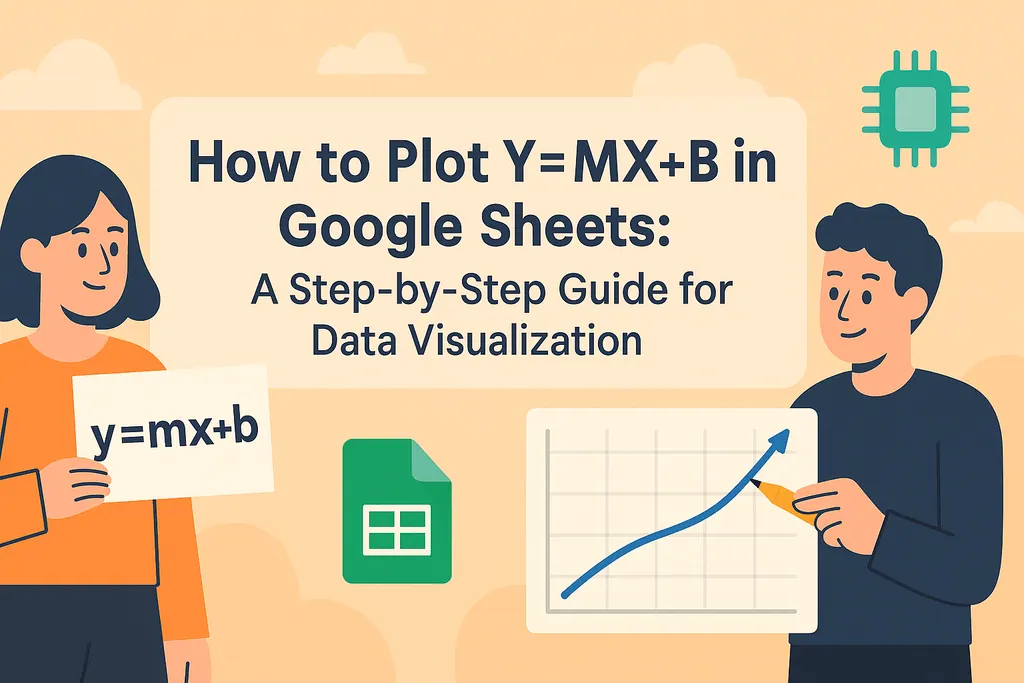 如何在 Google Sheets 中绘制 Y=MX+B：数据可视化分步指南