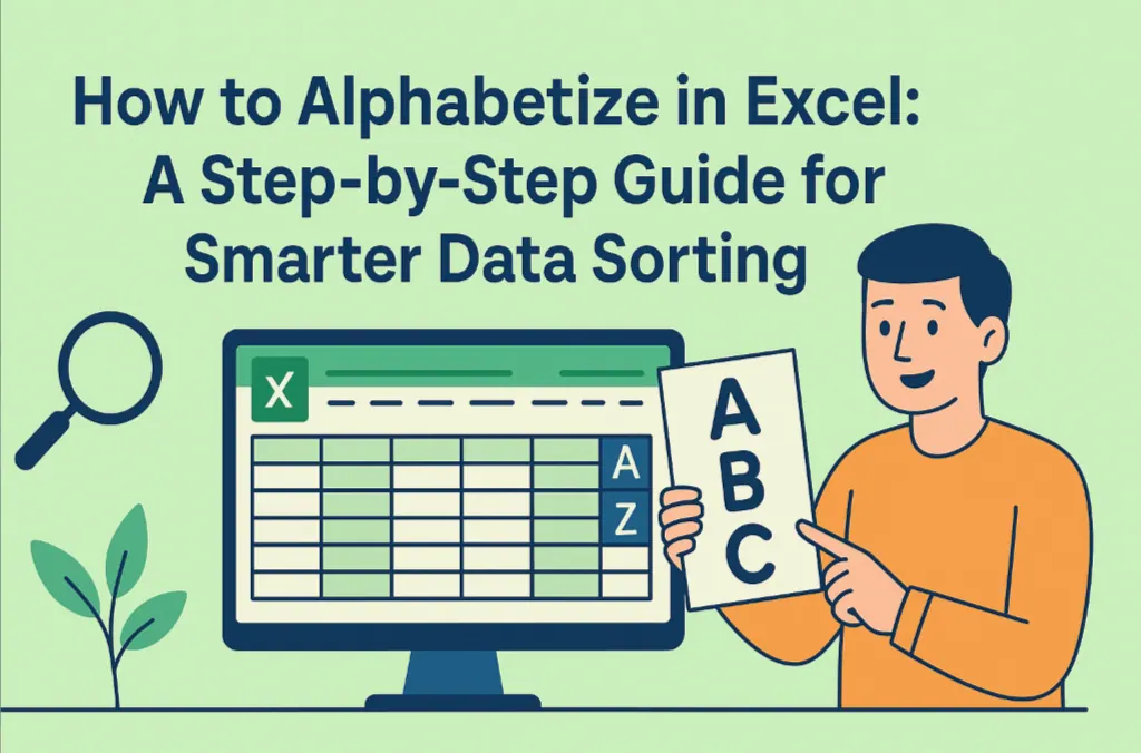 如何在Excel中按字母排序：智能数据分步指南