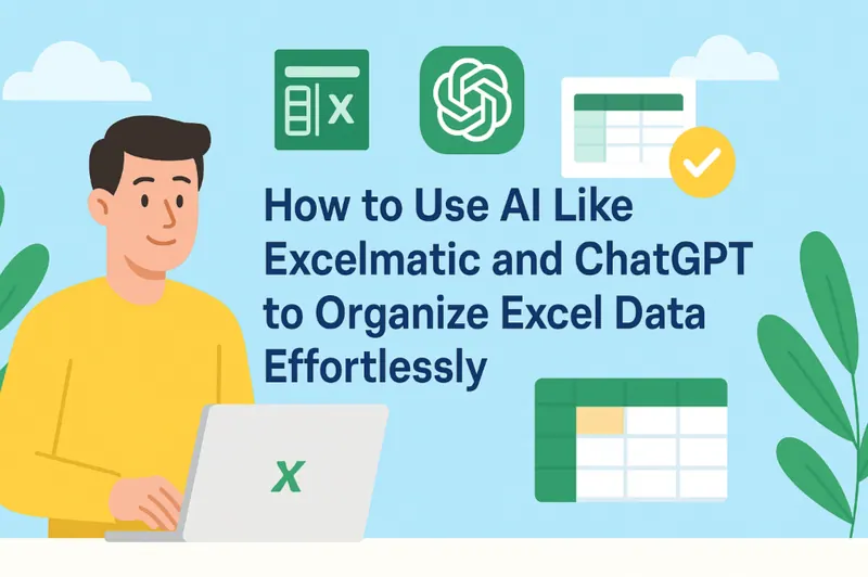 如何使用AI工具(如匡优Excel和ChatGPT)轻松整理Excel数据 如何使用AI工具(如匡优Excel和ChatGPT)轻松整理Excel数据