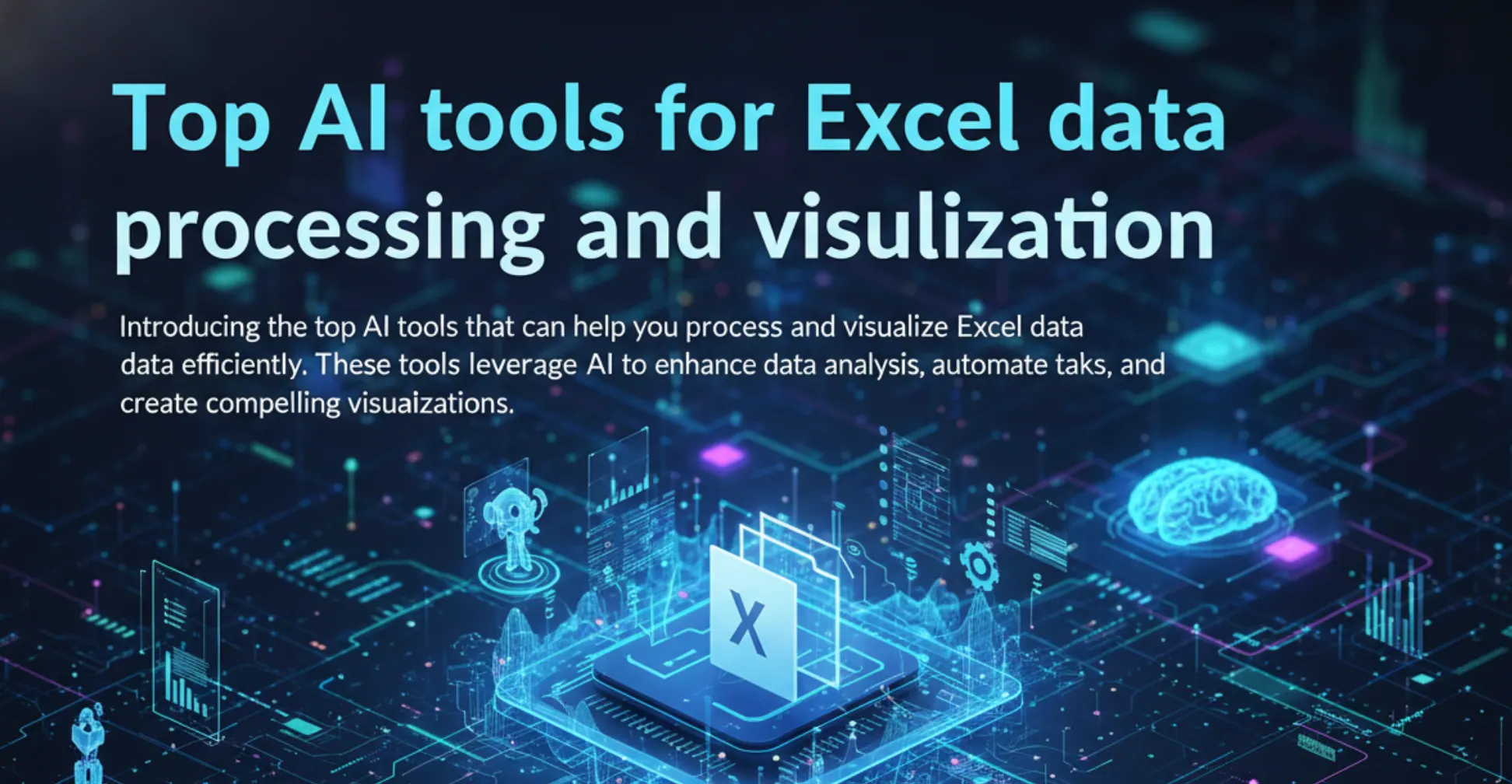 Las mejores herramientas de IA para procesamiento y visualización de datos en Excel